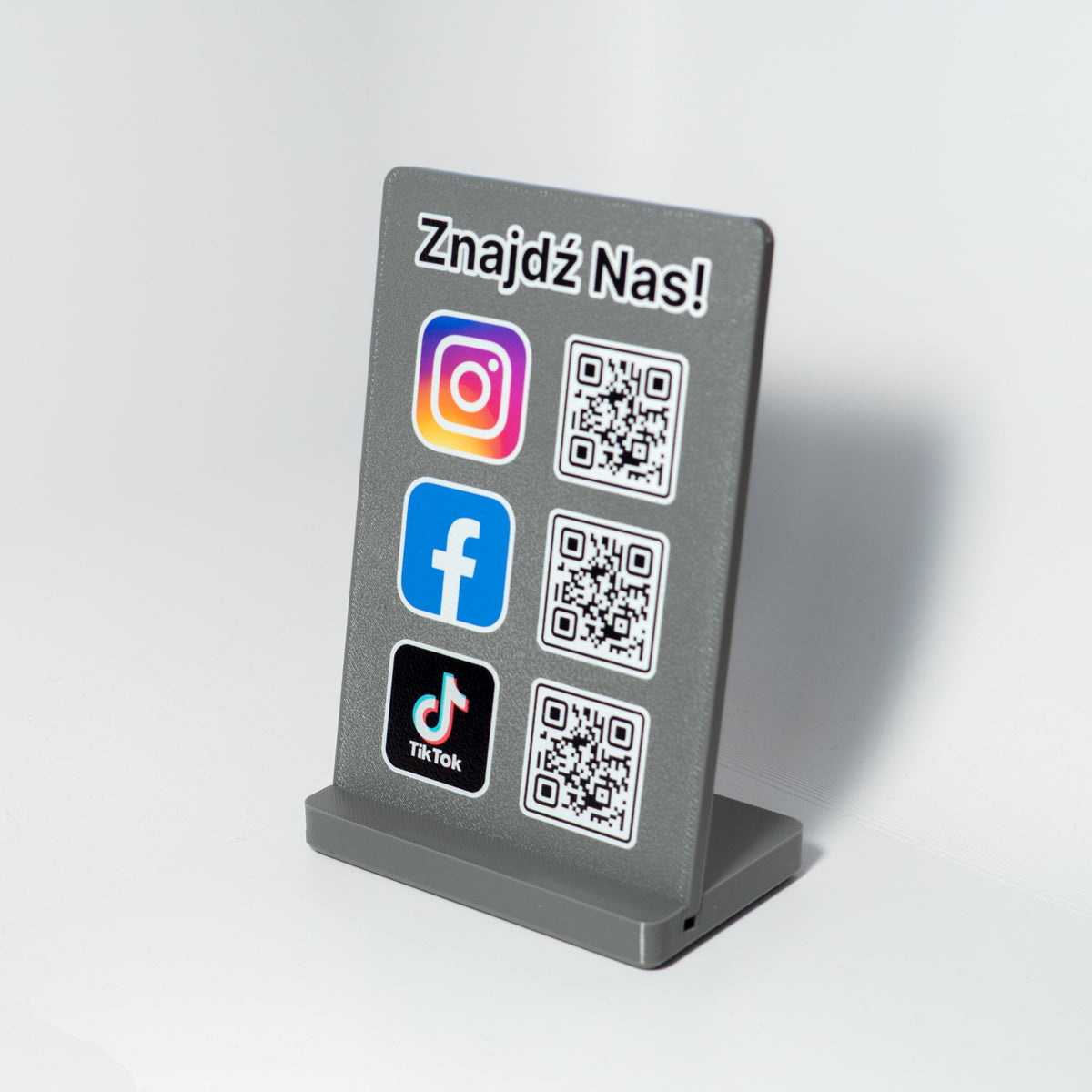 Social Stand QR