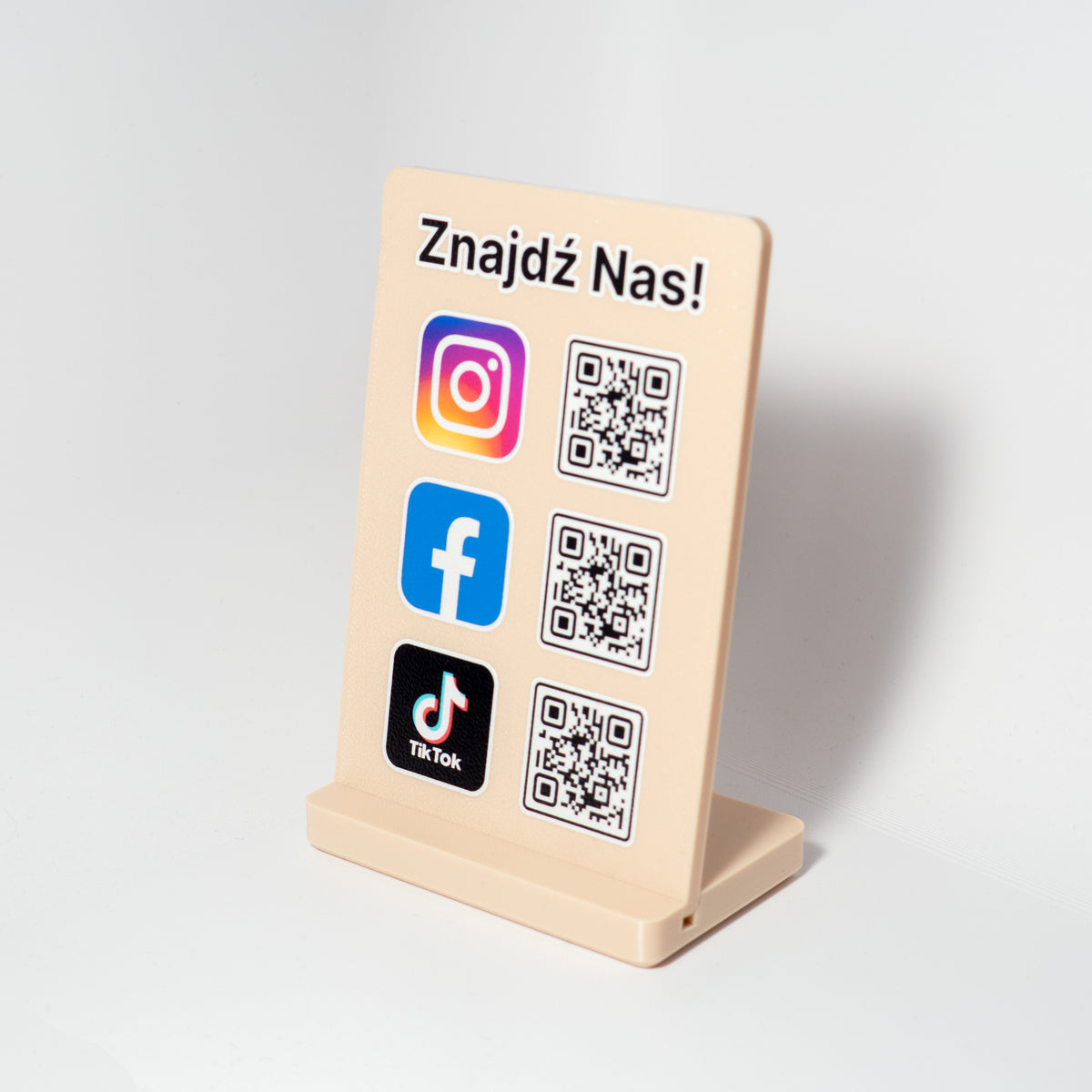 Social Stand QR