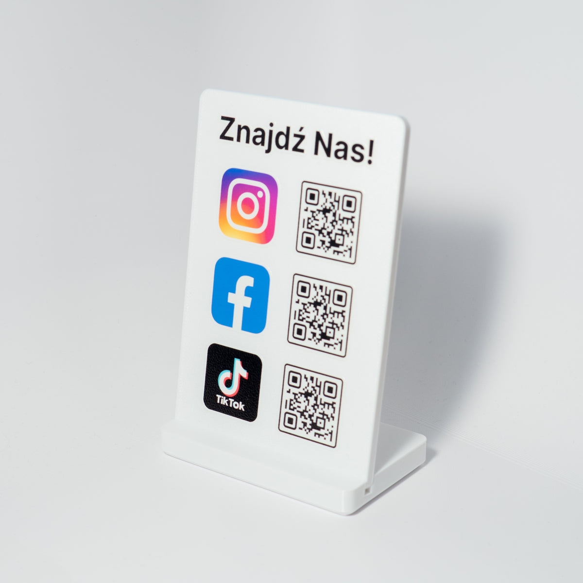 Social Stand QR