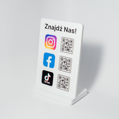 Social Stand QR